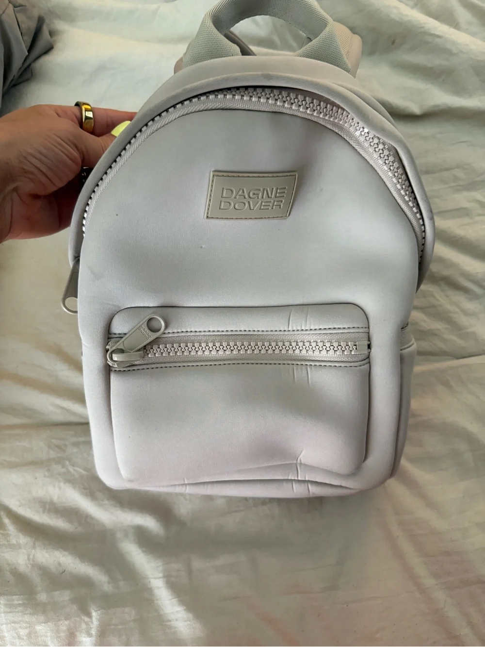 Dagne Dover Mini Backpack in Oyster